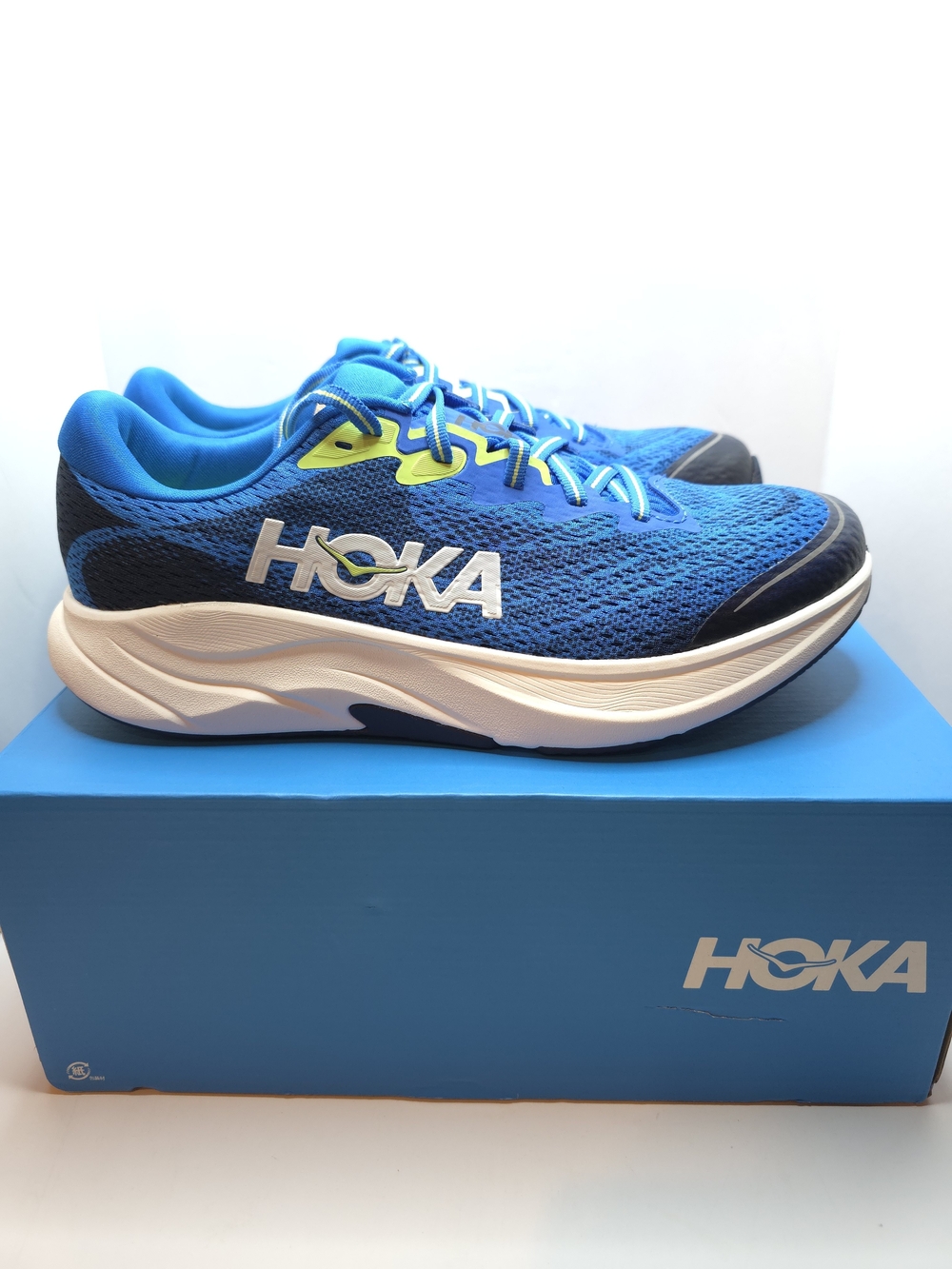 HOKA Rincon 4 Big Kids 'Electric Cobalt Varsity Navy' Size 7MD/8.5W.